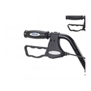 Drive Medical Bariatric Steel Rollator Oversize with Loop Basket, Blue, Pack of 2