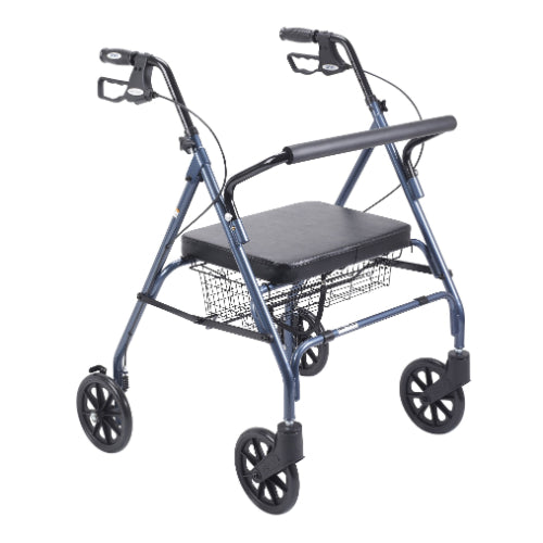 Rollator Oversize With Loop Bk Blue Bariatric