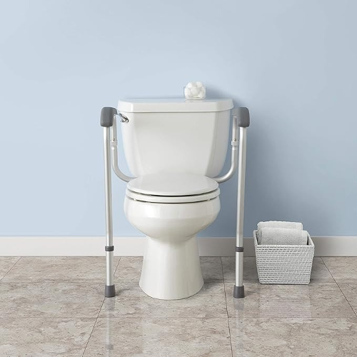 Carex Toilet Guard Rail, 1 set