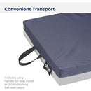 Drive Medical General Use Molded Gel-Foam Wheelchair Cushion, Pack of 2