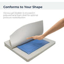 Drive Medical General Use Molded Gel-Foam Wheelchair Cushion, Pack of 2