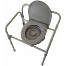 Drive Medical 3-in-1 Folding Steel Commode with Bucket and 350 lbs Capacity, Case of 2