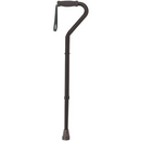 Drive Medical Bariatric Offset Handle Aluminum Cane with Adjustable Height, Pack of 2