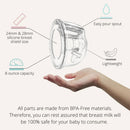 Zomee Z2 Breast Pump with Hands Free Cups