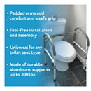 Carex Stand Alone Bathroom Safety Rail for Toilet and Sink Support, Adjustable Height