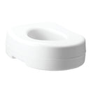 Carex Raised Toilet Seat for Elongated Toilets with Contoured Surface and Anti-Slip Pads, 2 Pack