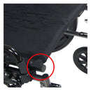 Drive Medical K3 Lightweight Wheelchair with Flip Back Removable Desk Arms, Cruiser III, 18 Inches Seat, 2 Each