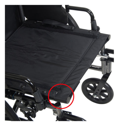 Drive Medical K3 Lightweight Wheelchair with Flip Back Removable Desk Arms, Cruiser III, 18 Inches Seat, 2 Each