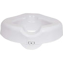 Carex 4.25 Inches Deluxe Raised Toilet Seat with Locking Mechanism, 2 Pack