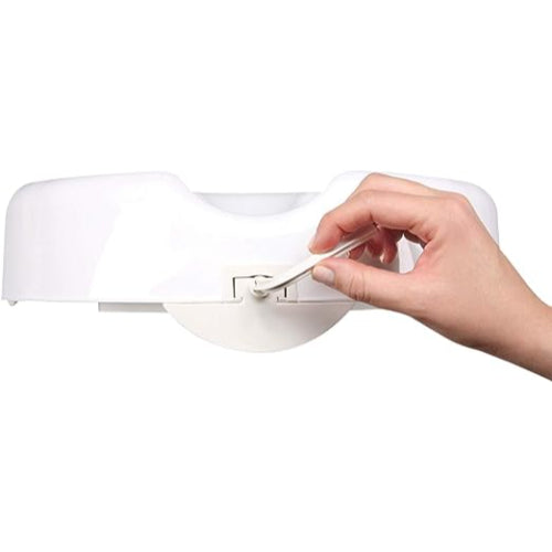 Carex Raised Toilet Seat Deluxe with 500 Lbs Weight Capacity