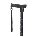 Drive Medical T-Handle Adjustable Cane with Anchor Print and Wrist Strap for Support