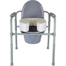 Blue Jay Soft Raised Toilet Seat with Secure Fit and Foam Padding for Comfort, 4 Inch