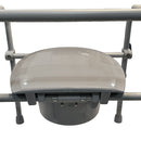 Blue Jay Convenient Commode Folding Steel Frame with Elongated Seat for Home Use, Case of 3