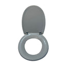 Blue Jay Convenient Commode Folding Steel Frame with Elongated Seat for Home Use, Case of 3