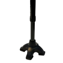 Blue Jay Offset Cane with Quadruple Tip Cane Rubber Tip, 30 - 39 Inches, Black