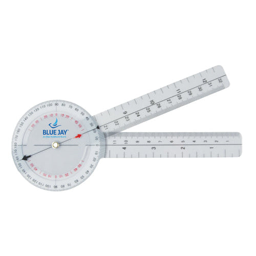 Blue Jay Take A Range Check Plastic 8 Inches, Goniometer 360 Degrees