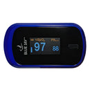 Blue Jay Know Your O2 Fingertip Pulse Oximeter With Soft Interior And One Button Operation