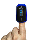 Blue Jay Deluxe Fingertip Pulse Oximeter Includes Lanyard Batteries And Color LCD Display