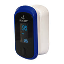 Blue Jay Deluxe Color Fingertip Pulse Oximeter Displays SpO2 Pulse Rate With Bright LCD Screen.