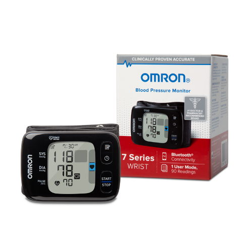 Omron 7 Series Wireless Bluetooth Wrist Blood Pressure Monitor
