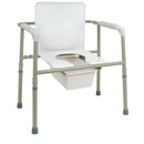 ProBasics Bariatric 3-in-1 Commode with adjustable height, bucket, and splash guard. Moovkart
