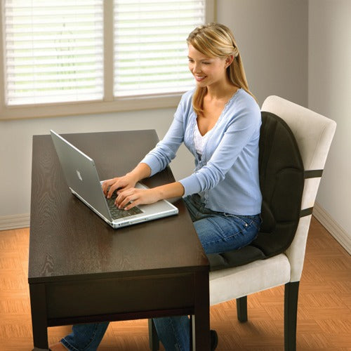 ObusForme Back and Seat Heated Massage Cushion Use for Home and Auto