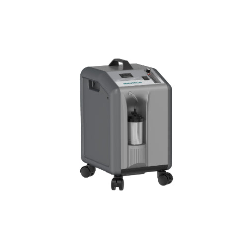Quiet MICITECH 10L Oxygen Concentrator with control panel for easy oxygen flow adjustments, Moovkart
