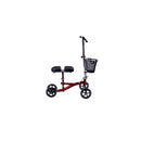 Roscoe Medical Steerable Knee Rollator with 8-Inch Wheels and 350 lbs Capacity