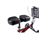 Roscoe Medical Steerable Knee Rollator with 8-Inch Wheels and 350 lbs Capacity