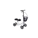 Roscoe Medical Knee Rollator with dual rear drum brakes and foldable design for safe mobility, Moovkart