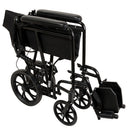 ProBasics transport chair with padded seat and swing-away footrests for patient comfort, Moovkart