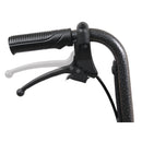 ProBasics Bariatric Steel Transport Chair with 12 Inch Wheels, Hand Brakes, 450 lbs Capacity