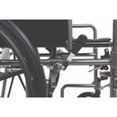 ProBasics wheelchair frame with chip-resistant silver vein steel construction for durability. Moovkart