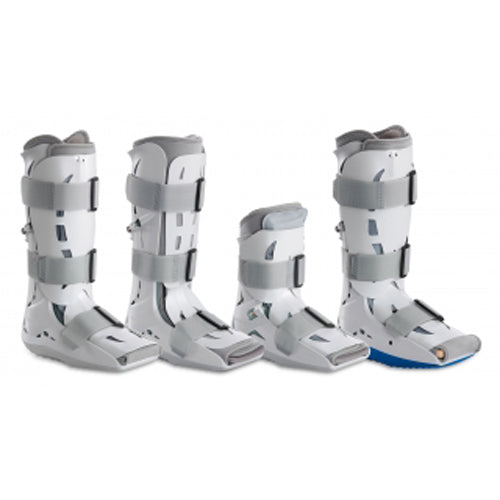 Aircast Pneumatic Walker with multi-aircell compression and total contact fit. Moovkart