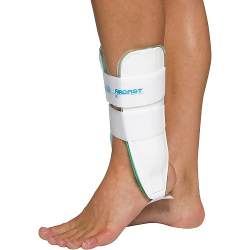 Aircast Sport Ankle Stirrup for left offers semi-rigid support, breathable design and ankle protection during recovery and sports, Moovkart.