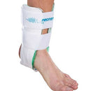 Aircast narrow-profile ankle brace compatible with standard athletic footwear. Moovkart