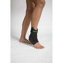 Aircast AirSport Ankle Brace Semi-Rigid Shell with Compression Straps for Stability, Left