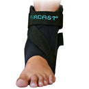 Aircast AirSport Ankle Brace Medium Left offers stabilizing support and step-in design for secure fit, Moovkart