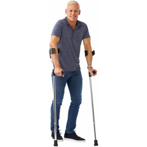 Drive Medical Guardian Forearm Crutches Tall Adult, Pair