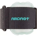 Aircast Armband for Elbow Support with Inelastic Band and Targeted Forearm Compression, Fits 8 to 14 Inches, Black