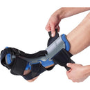 Aircast Night Splint on foot showing fit and comfort for heel pain support, Moovkart