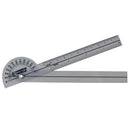 Blue Jay Goniometer 180°, clear plastic construction with dual inch and centimeter linear scale