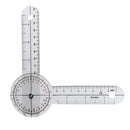 Baseline Goniometer, 6 Inch Plastic Angle Ruler, 360 Degrees ROM Measurement with Dual Inch/CM Scale
