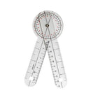 Baseline Goniometer, 6 Inch Plastic Angle Ruler, 360 Degrees ROM Measurement with Dual Inch/CM Scale