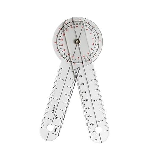 Baseline Plastic Angle Rule Goniometer, 6 Inches