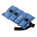 The Cuff Ankle & Wrist Weight, blue, velcro closure for secure fitness and rehab workouts, Moovkart