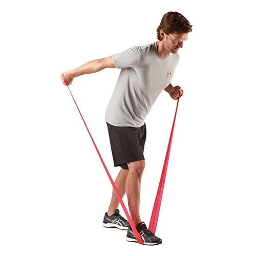 Thera-Band Latex Exercise Bands, 50 Yards, Red