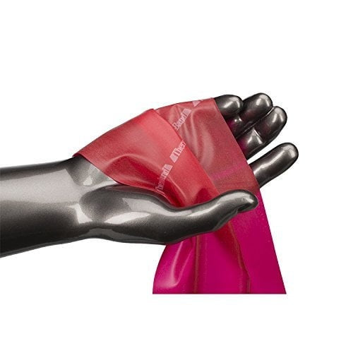 Thera-Band Latex Exercise Bands, 50 Yards, Red