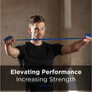Thera-Band Latex Resistance Band Roll, Rehab and Exercise Training, 6 Yard, Blue X-Heavy