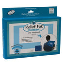Relief Pak Reusable Cold Pack, Standard, Blue Vinyl with 30-Min Cold Therapy and Durable Cover